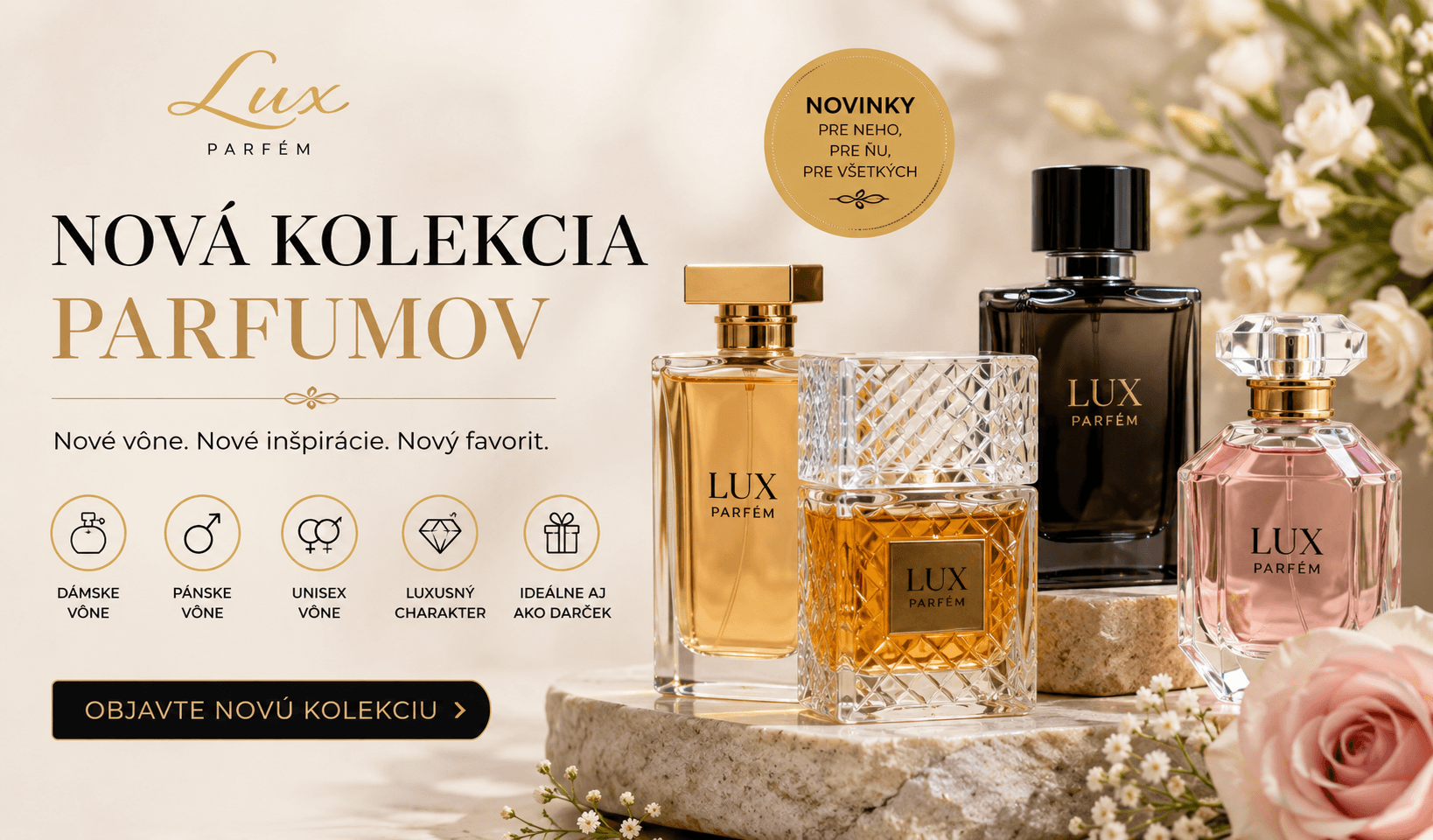 NOVÁ KOLEKCIA PARFUMOV JE TU!